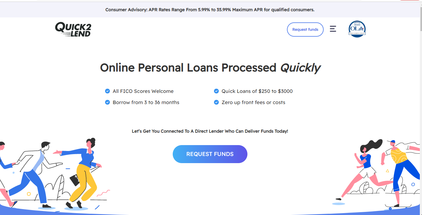 You are currently viewing Quick2lend Loan Reviews – Legit, Safe, Scam: Must know